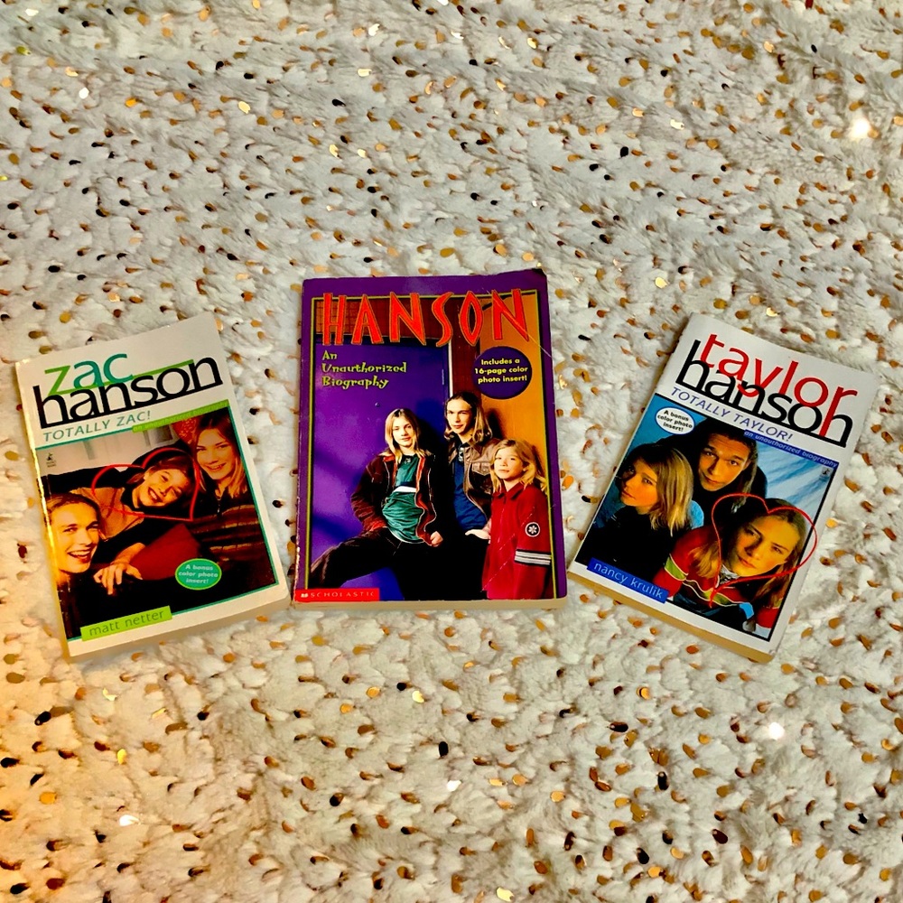 Hanson Books! 1997 and 1998. Mmm Bop. Retro.